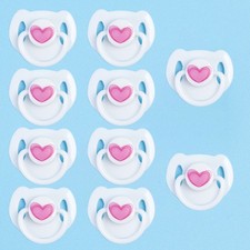 10X Magnetic Pacifiers Dummy Soother for Reborn Baby Dolls DIY Accessory Gift
