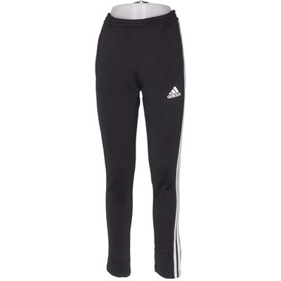 Adidas, Sporthose, Größe: XS, Schwarz/Weiß, Recyceltes Polyester, Streifen #OTS