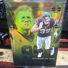 J.J. Watt 2020 Panini Illusions Trophy Collection Yellow /149 #64 Houston Texans
