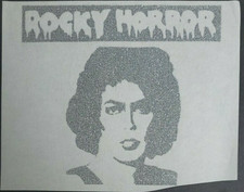 Rocky Horror Picture Show Logo Iron On Heat Transfer 8.5"x9" Choice Silver / Red