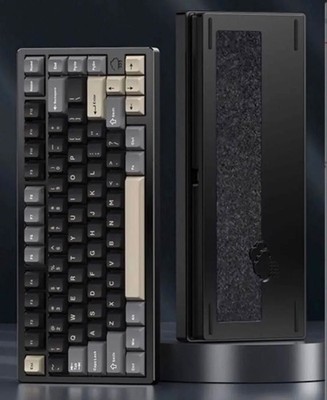 WOBKEY Rainy75 Pro 7000mAh Kabellose Mechanische Tastatur Schwarz US Neu