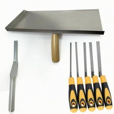 7 St&uuml;ck Fugenspachtel mit Holzgriff Schmal Fugenabzieher Stabil f&uuml;r Fliesenleger