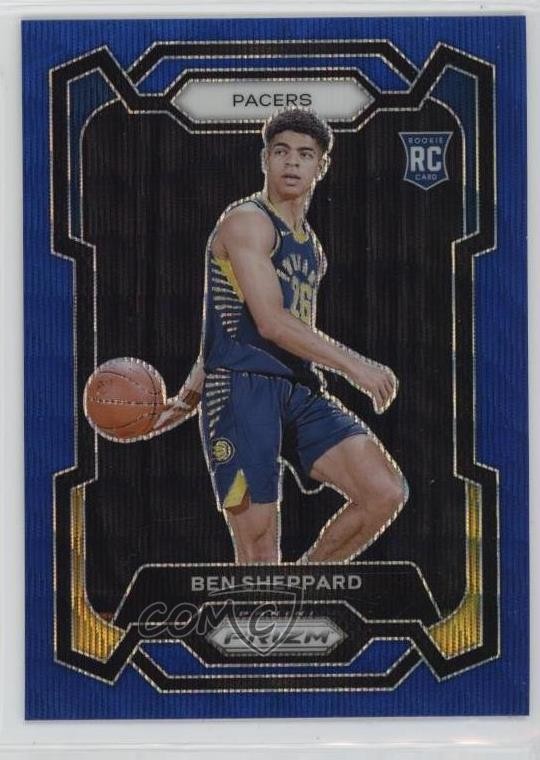 2023-24 Panini Prizm Blue Wave Prizm Ben Sheppard #172 Rookie RC 15ow