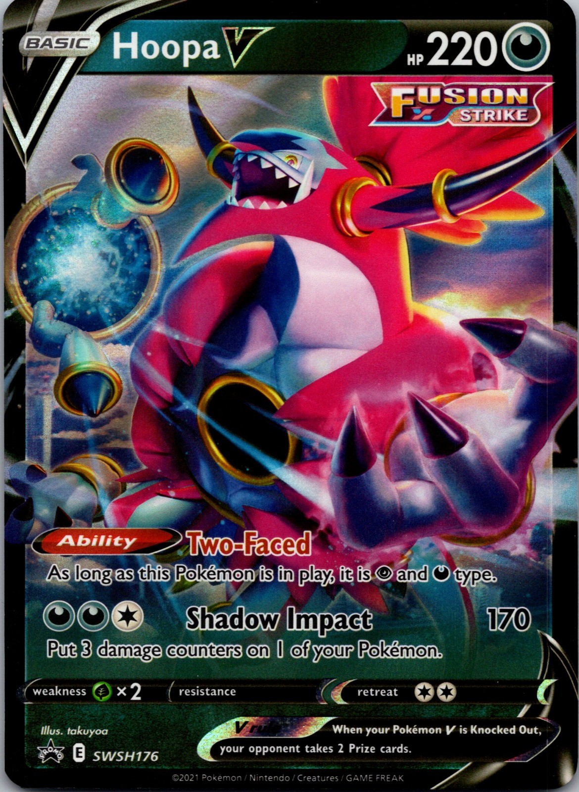 Hoopa V - Holo Promo SWSH: Sword & Shield Promo Cards SWSH176 NM