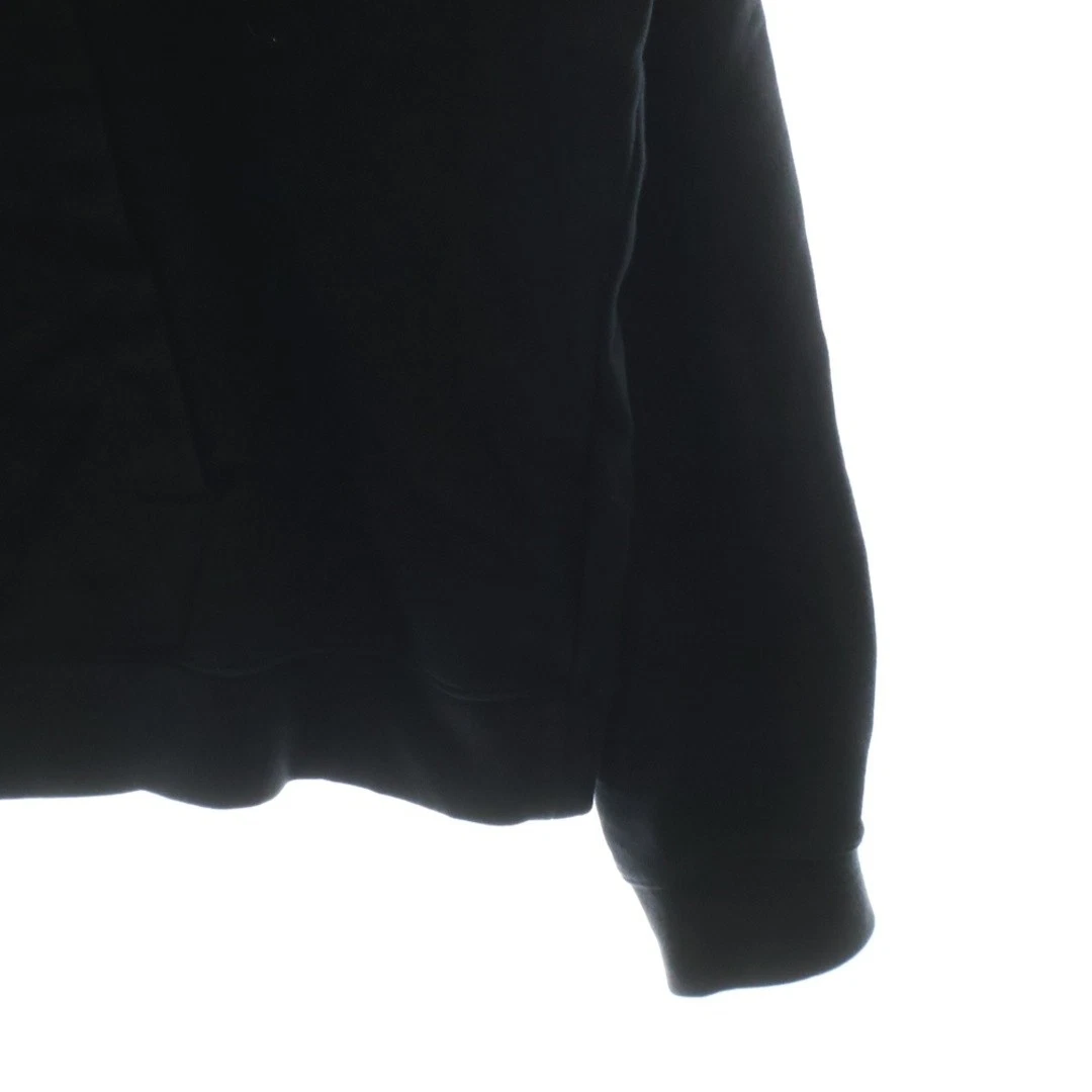 Felpa con cappuccio pullover stampa logo Palm Angels PMBB126F23FLE001 nera usata 29dbf14141f17