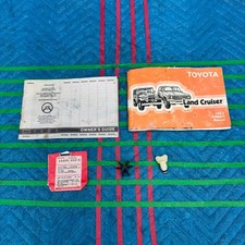 1984 Toyota Land Cruiser Fj40 Fj60 Owners Manual Warranty Guide Set Misc Oem