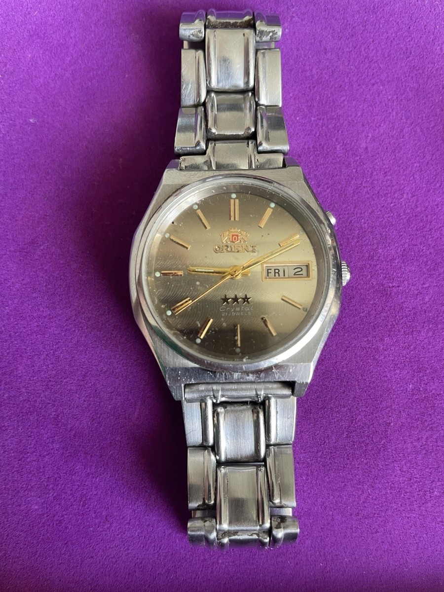 Japan Vintage automatic mechanical Wristwatch Orient 21j 46943