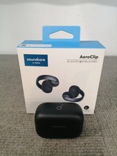 Anker AeroClip Wireless Earphones Ergonomic Design Stress Free Fit Black