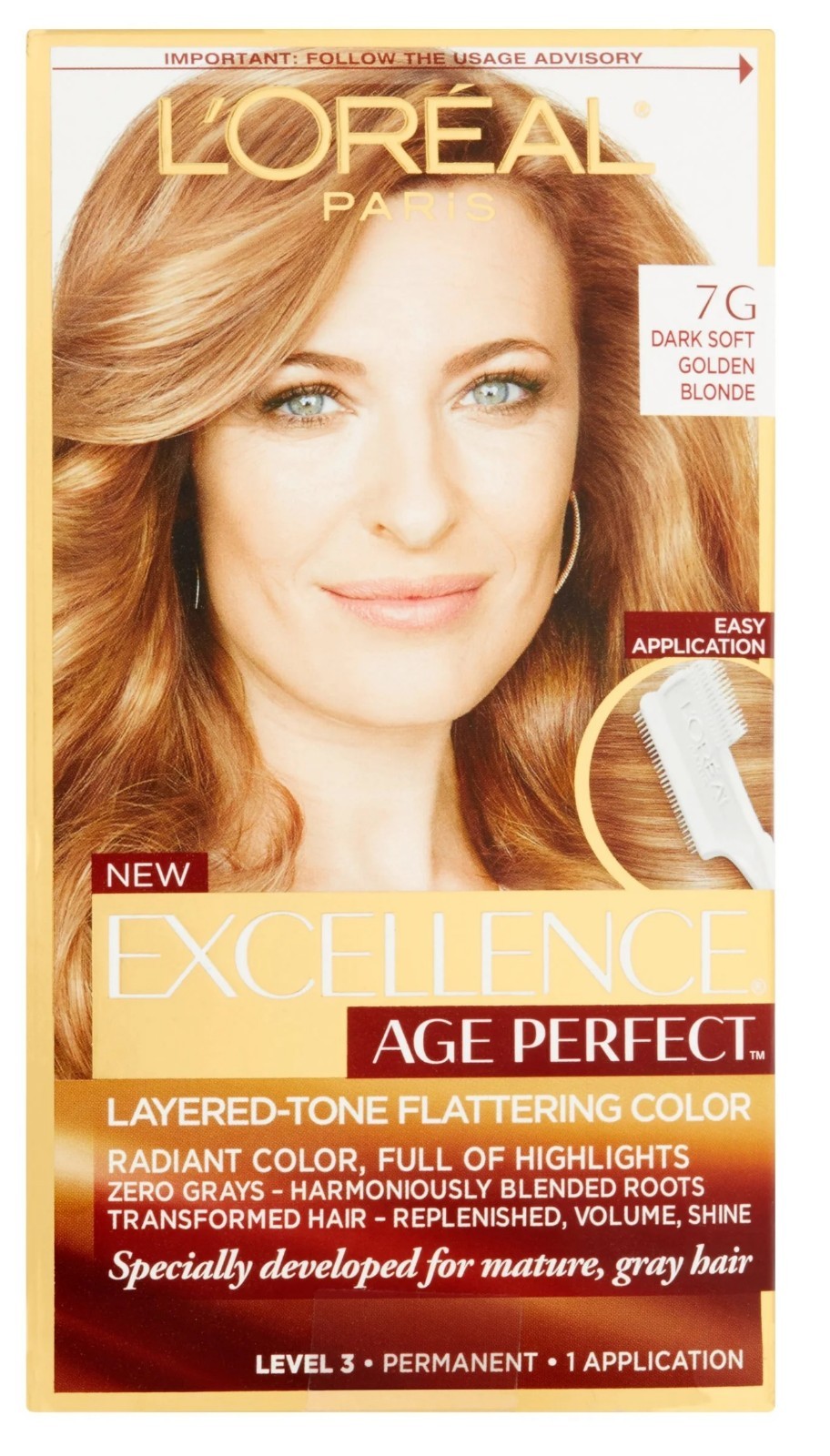 NEW! LOreal Paris Age Perfect Excellence 7G Dark Soft Golden