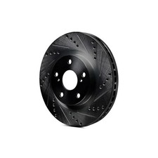 R1 Concepts Eline Drilled Slotted 1-piece Front Passenger Side Brake Rotor
