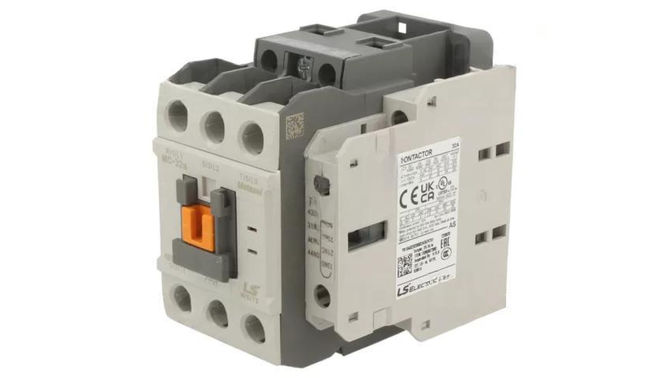Contactors: 3 Pin, 400VAC MC-32A 400VAC 1A1B