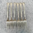 Towle Chippendale Sterling Silver Dinner/Place Forks w/B Monogram Set of 6