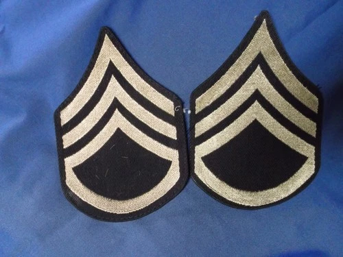 WW2 WWII Staff Sergeant Original US Army Patch 1920-46 Chevron Military stripes.