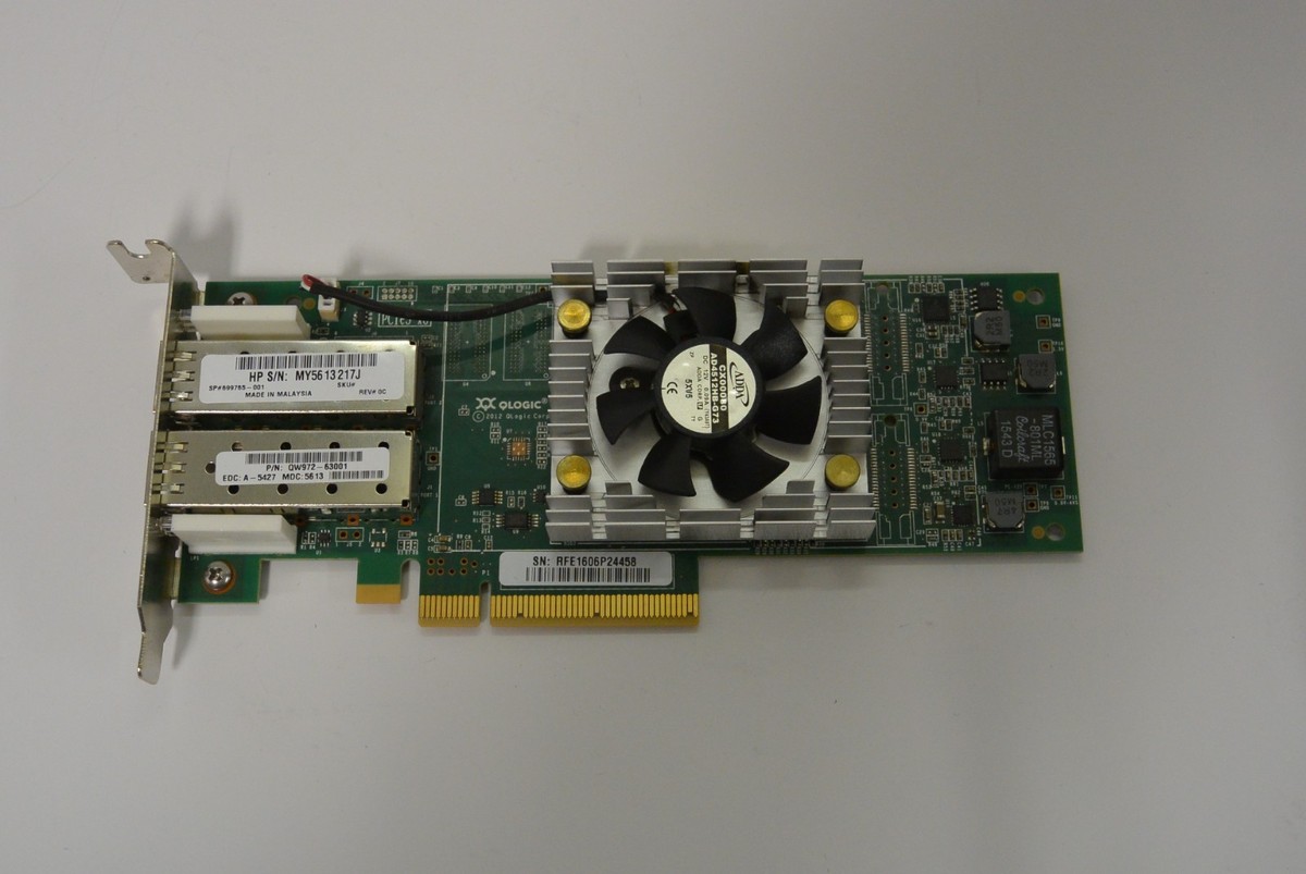 HP QLogic QLE2662 Dual Port 16Gb Fibre Channel HBA (705045-001