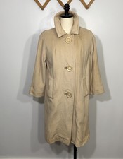 Vintage Coat 100 Cashmere 1960s Mod Small