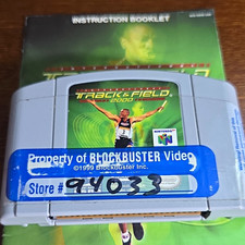 Konami Track & Field 2000 Nintendo 64 N64 NTSC-U/C E (2000) Manual