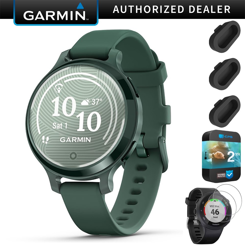 Умные часы Garmin Lily 2 Active цвет Яшма Зеленая с силиконовым ремешком Гарантия 2 года 61790₽