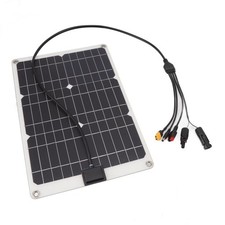50 Watt Solar Charger Panel, 18V Solar Panel with High Conversion Efficiency ...