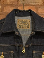 REDTAIL Red Tail Motorcycle Rider  Denim Vest Size M RRL style Made in Japan 