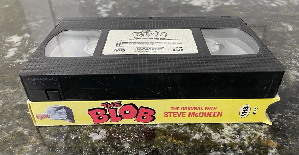 The Blob (1958) VHS 1990 Good Times Home Video, CULT CLASSIC HORROR SCI-FI NICE! - Image 3 of 4