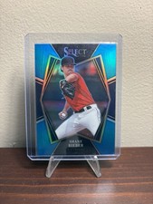 2022 Panini Select - Premier Level Shane Bieber #147 Light Blue Prizm /149