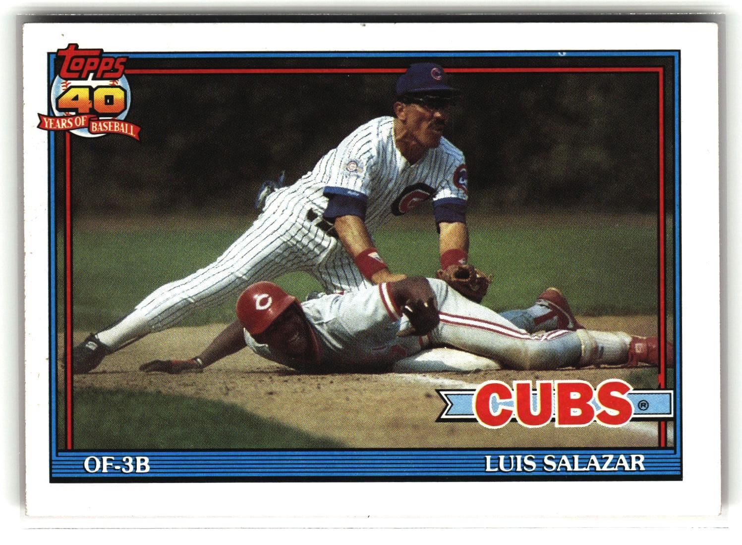Luis Salazar 1991 Topps #614