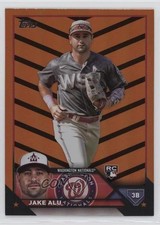 2023 Topps Update Orange & Black Foil Jake Alu #US25 16ki