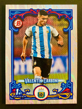 2022-23 Topps Fileteado Argentina # 33 Valentin Carboni 1st Bowman card rookie. rookie card picture