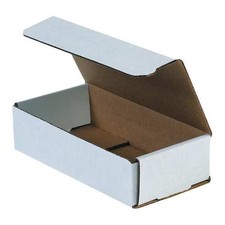 9 In X 4 In X 3 In Inside H, Literature Mailer, White, Corrugate, Single Wall,