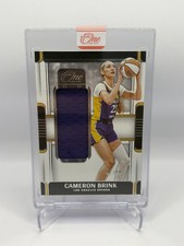 CAMERON BRINK - 2025 Panini One And One WNBA Jumbo Patch /99 SP - LA Sparks