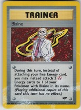 Pokemon TCG Blaine (17) Holo Rare Gym Challenge 017/132 on eBay