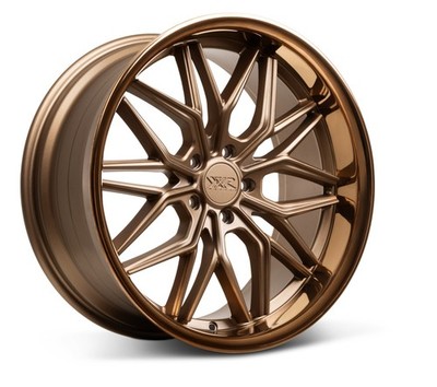 4 New 20x9.5 XXR 586 Flat Bronze Gloss Bronze Chrome Lip Wheel 5x4.5 ET35 CB73.1