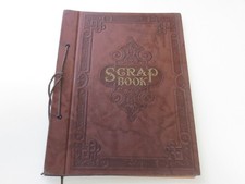 EARLY VINTAGE SCRAPBOOK - NEVER USED - VERY COOL ITEM - CAN YOU USE IT?