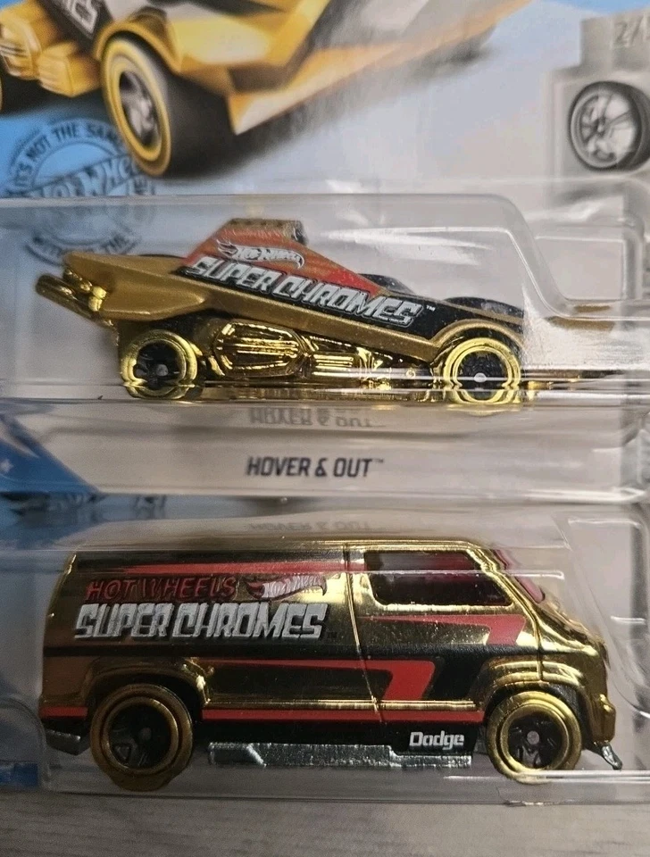 Hot Wheels|Dodge|Super Chromes|Gold|2018|2017|hover&out|Hotwheels.  - Image 3 of 4