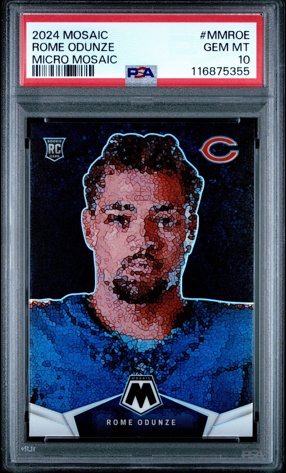 Rome Odunze Panini Mosaic Micro Mosaic #MMROE Base