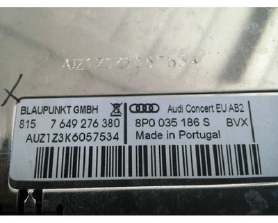 AUTORADIO RÉCEPTEUR AUDI A3 SPORTBACK 7649276380 2633121 - Photo 1/4
