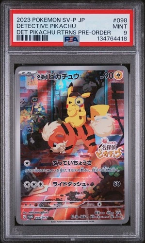 DETECTIVE PIKACHU 098/SV-P RETURNS PRE-ORDER SV-P PROMO POKEMON JAPANESE PSA 9