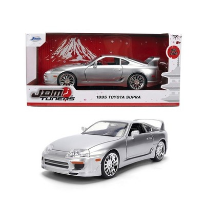 Jada 1:24 JDM 1985 Toyota Supra Silver Diecast Model 37492 New In Jada 1:24 JDM 1985 Toyota Supra Silver Diecast Model 37492 New In