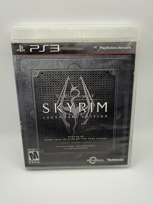 The Elder Scrolls V: Skyrim Legendary Edition PS3 Manual & Sticker Included