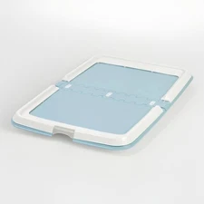 IRIS USA Neat N Dry Extra Large Pet Training Pad Holder Fits 23.5"x35.5" Blue
