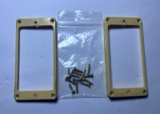 PRS Cream Stoptail Slanted Pickup Rings Creme Guitar Part Paul Reed Smith USA