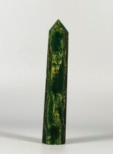 Rare Emerald Jade Tower Point Reiki Stone Healing