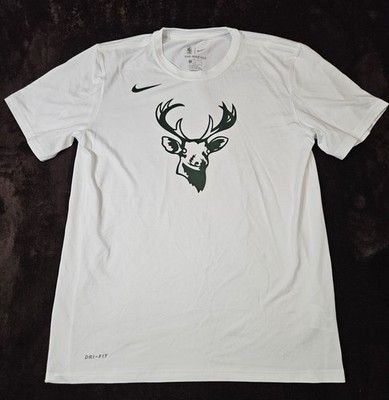 Nike Dri Fit Milwaukee Bucks T-Shirt Size Medium