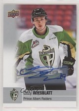 2019-20 Upper Deck CHL Auto Ozzy Wiesblatt #23 Auto 02hk