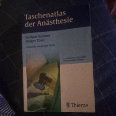 Thieme Taschenatlas der Anästhesie   Norbert Roewer & Holger Thiel