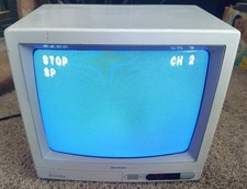 Vintage 1989 Sharp tv 13" model 13nf78 w Tested  