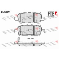 FTE BremsbelÄGe Satz Hinten Passend FüR Infiniti EX G M Q50 Q60 Q70 QX50 QX70 NI