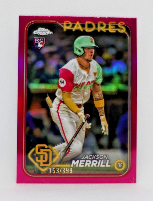 2024 Topps Chrome Update Series Baseball - /399 Magenta #USC153- JACKSON MERRILL