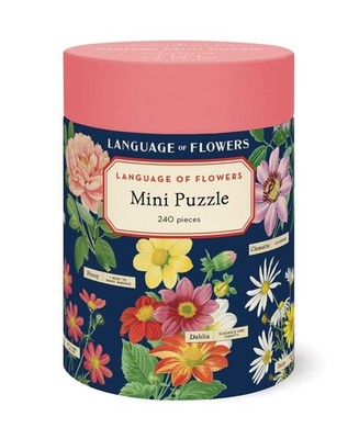 Cavallini & Co. Language of Flowers 240 Piece Mini Puzzle