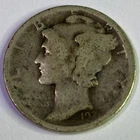 1921-D Mercury Dime-Tough Coin In Any Condition To Find. 90% Silver Coin